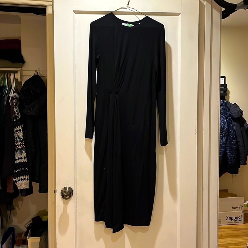 Black dress, long, brand Vince